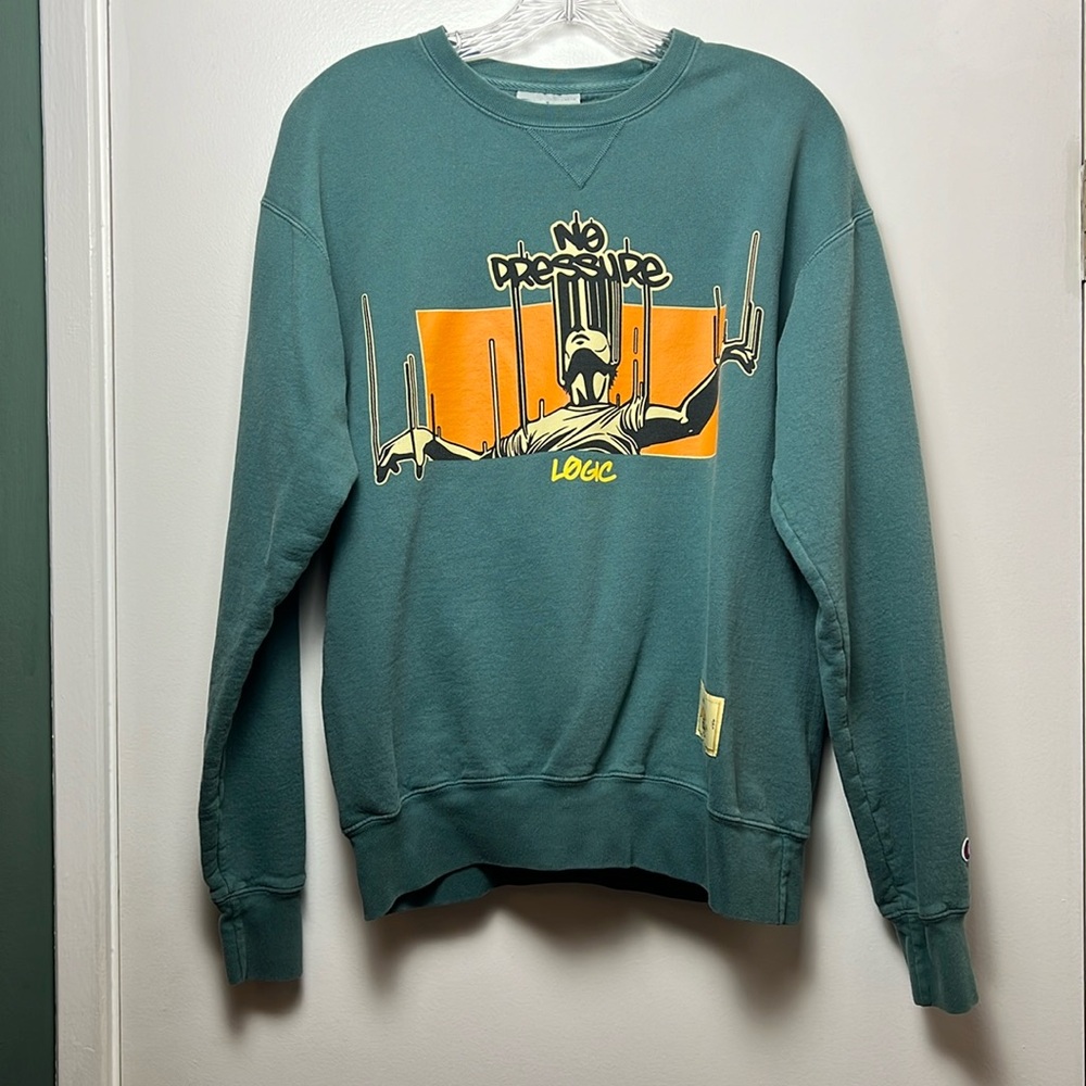 LIMITED EDITION Logic No Pressure Crewneck Sweater - Size Small